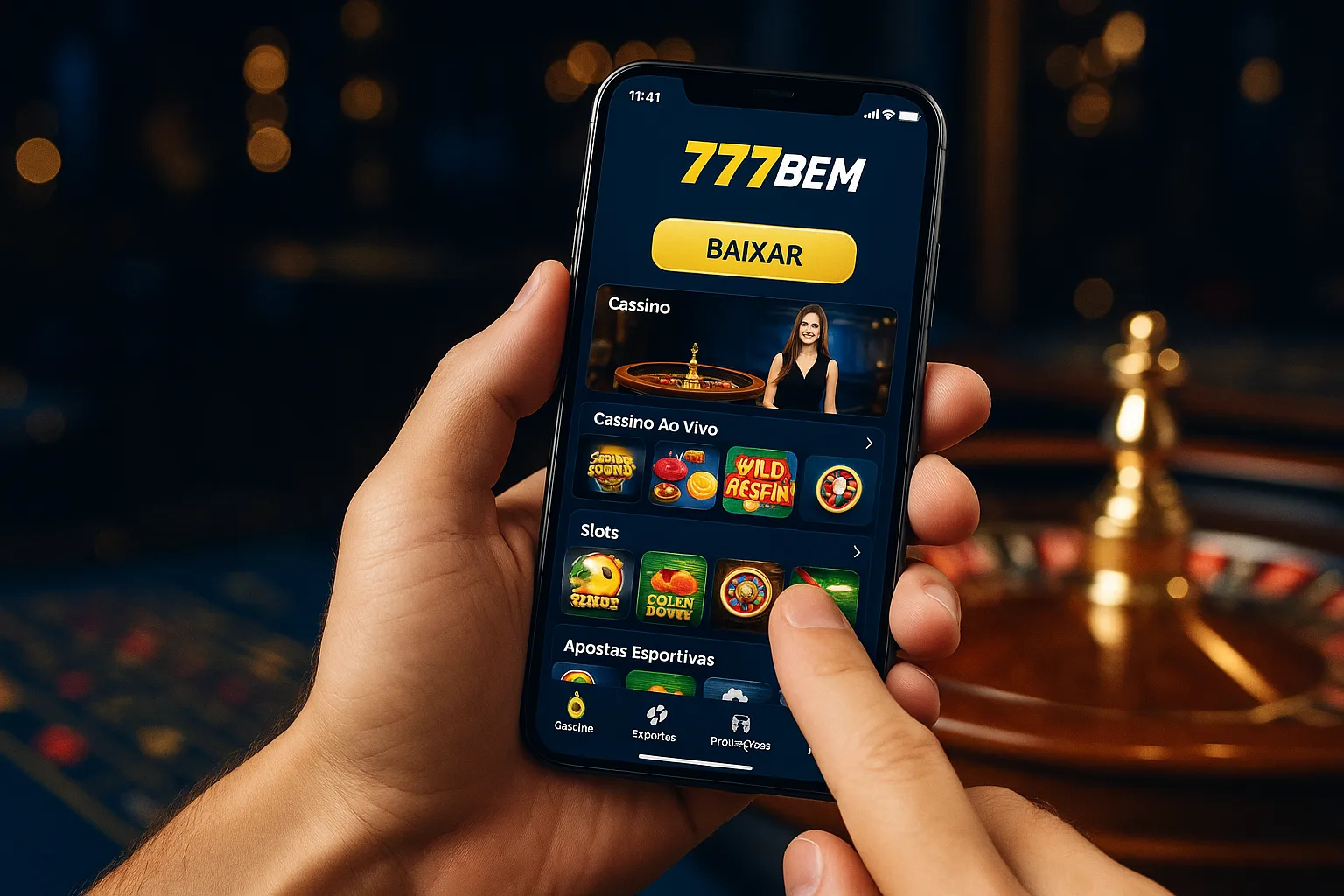 Baixar o 777BEM Cassino App