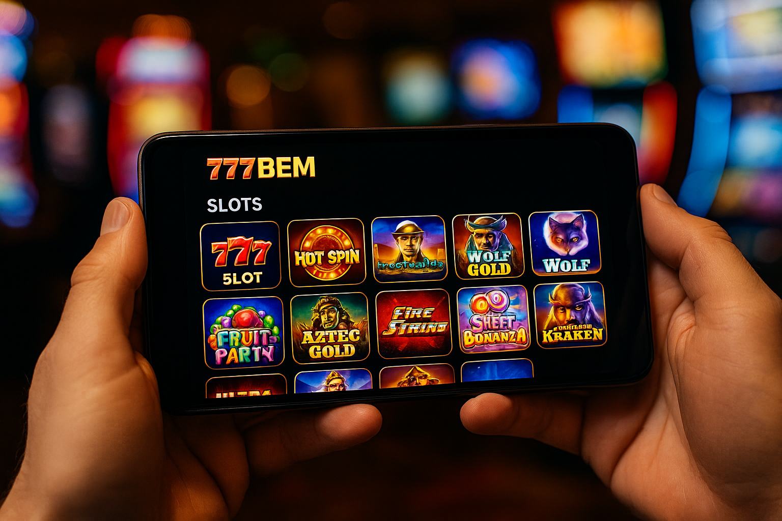 Jogos de Slot no Casino Online 777BEM