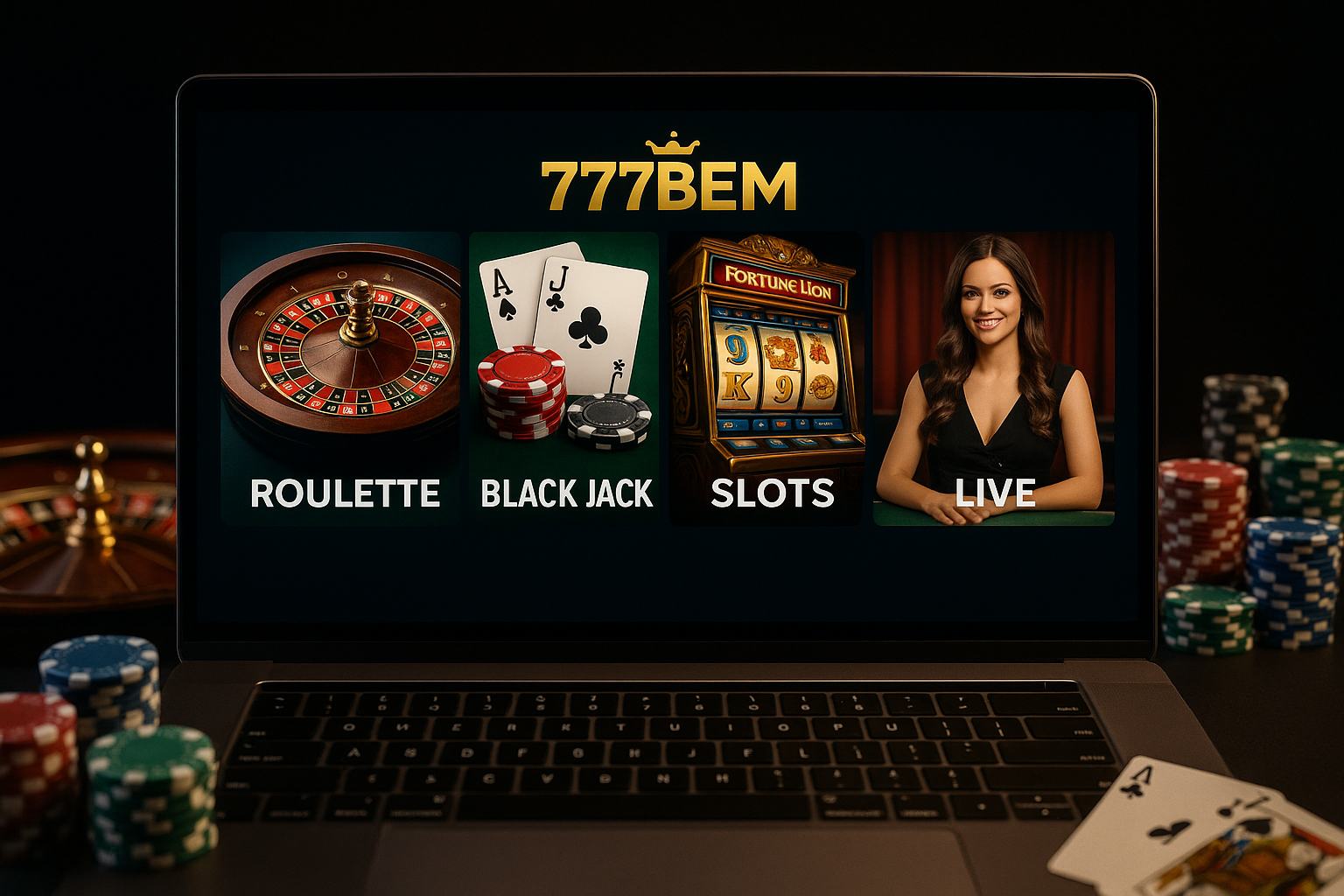 Jogos de cassino online 777BEM
