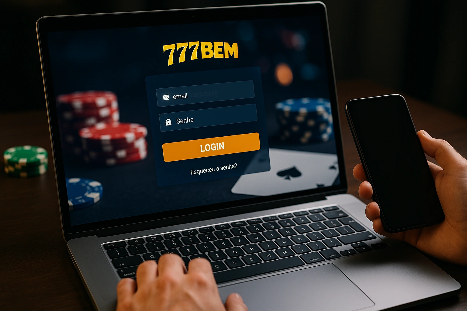 Criar uma nova Conta no plataforma 777BEM